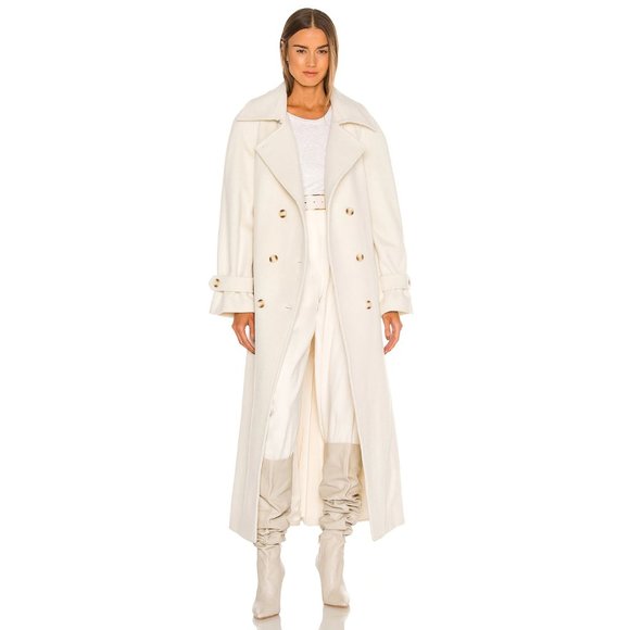 EAVES Zoe Coat in Ivory